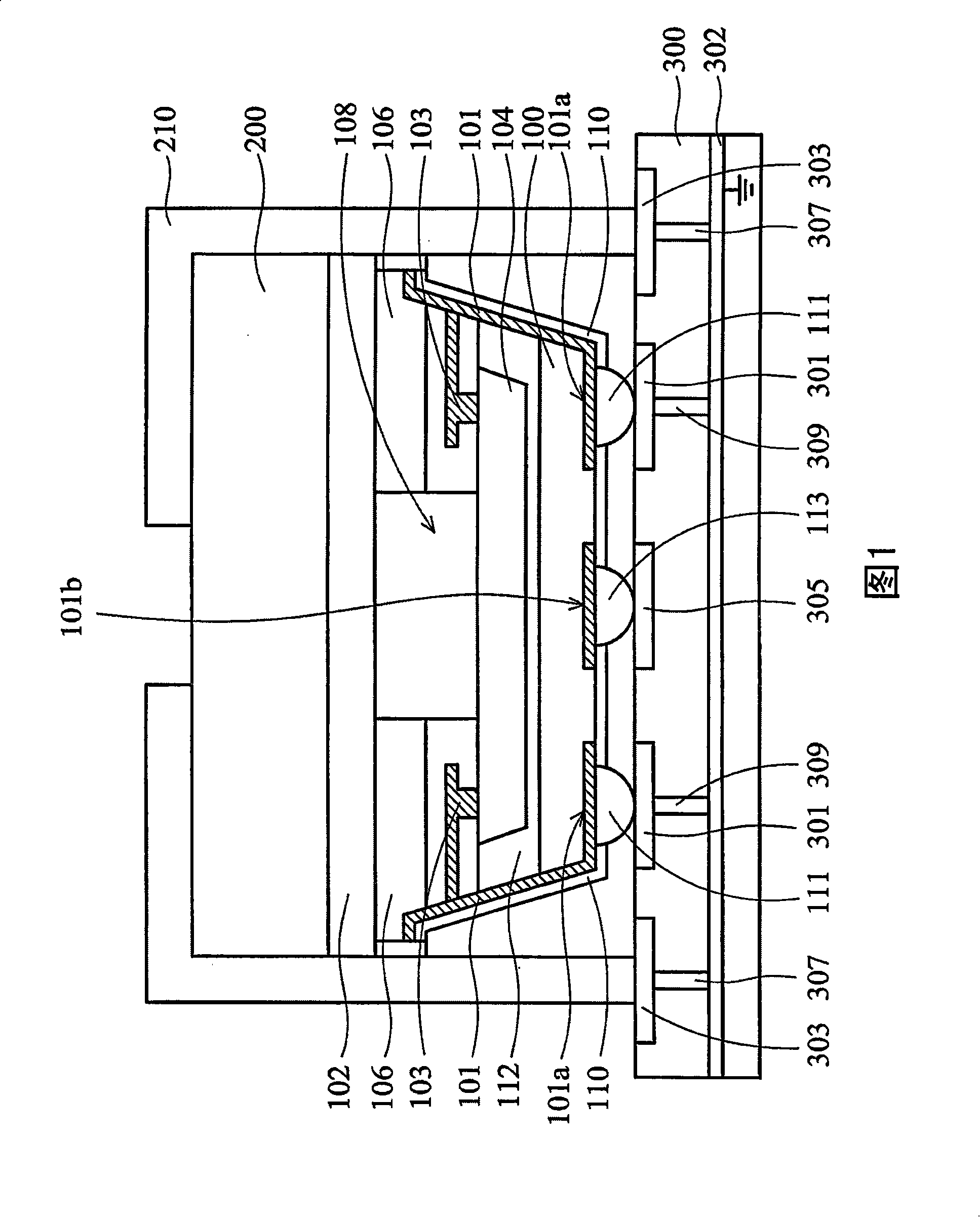 Electronic assembly for image sensor device and fabrication method thereof