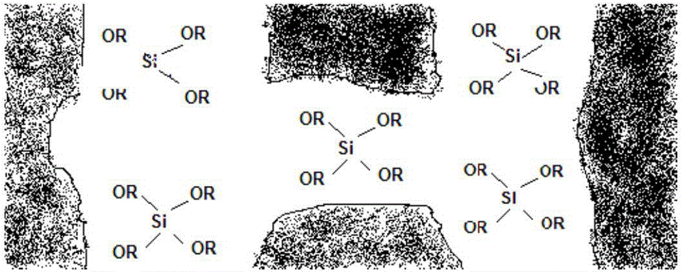 Vacuum impregnation nano hole sealing agent with high permeability as well as preparation method and application thereof