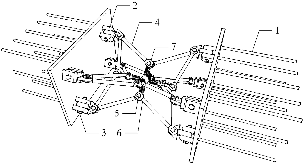 Post-earthquake-repairable star-like beam-end damper