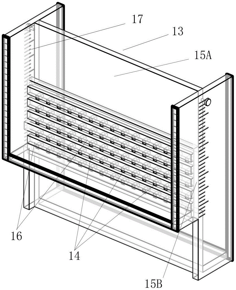 Physical simulation experiment device for aquifers