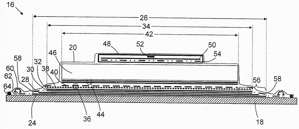 Method of manufacturing wind energy facility rotor blade section with carbon fibre reinforced main belt