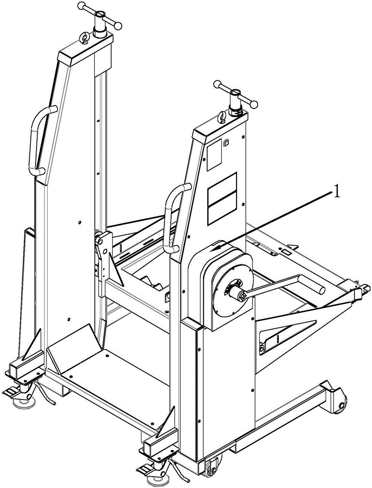 Safe anti-falling device of lifting handcart