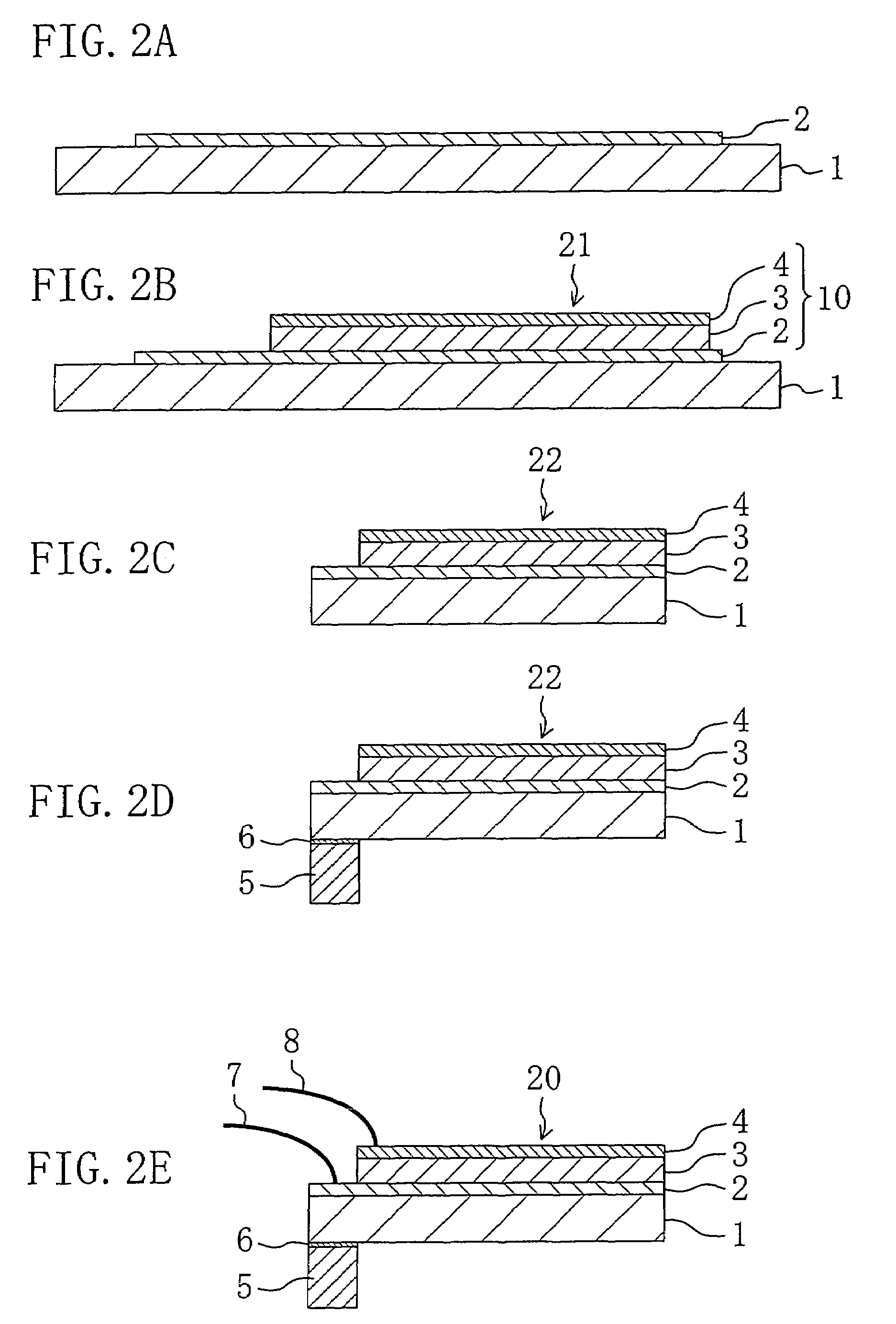 Piezoelectric element and method for manufacturing the same, and ink jet head and ink jet recording apparatus using the piezoelectric element