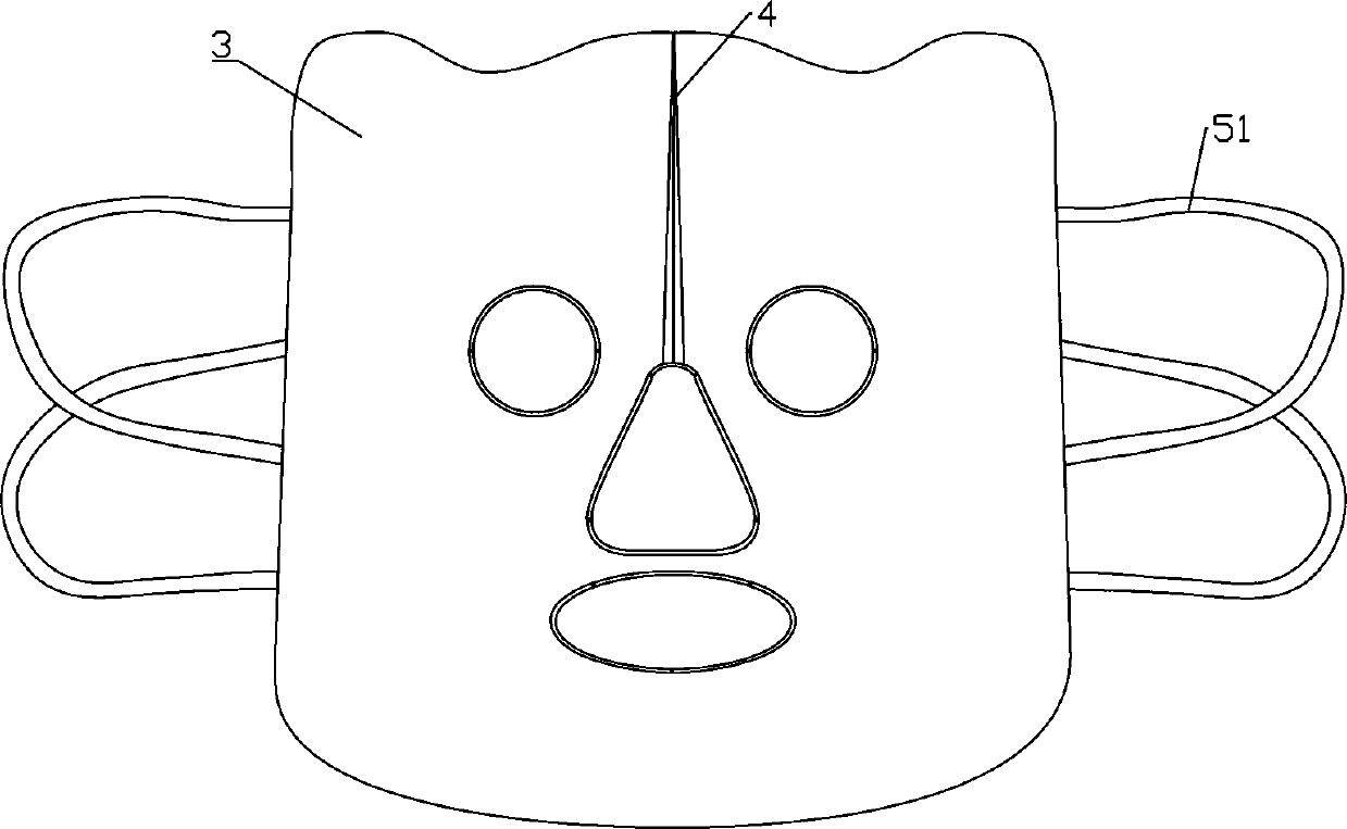 Bioactive component-containing hot compress cover for face, and preparation method thereof