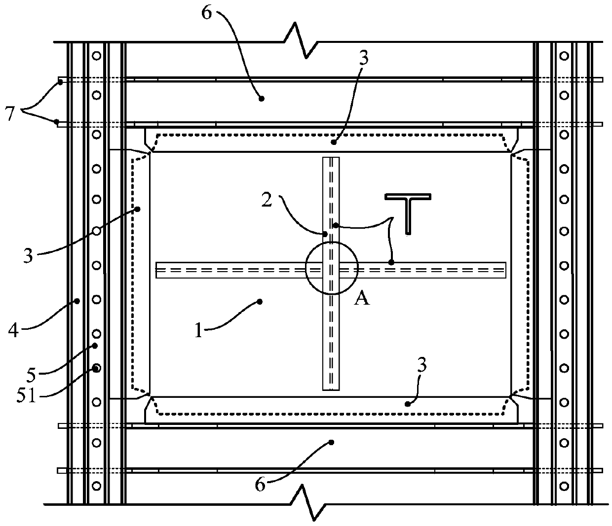 A low-yield-point steel plate shear wall structure with built-in steel tubular concrete frame