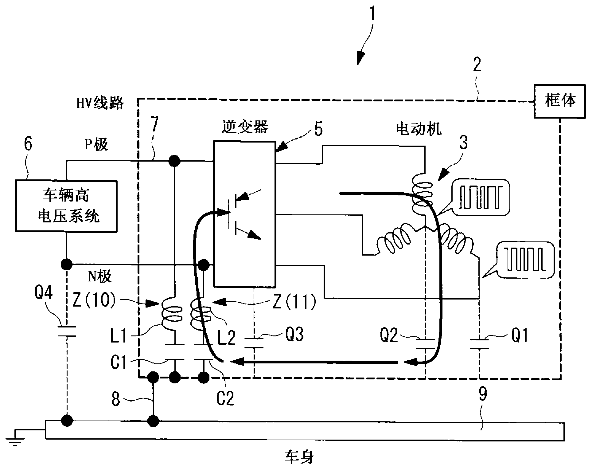 Inverter integrated motor-driven compressor