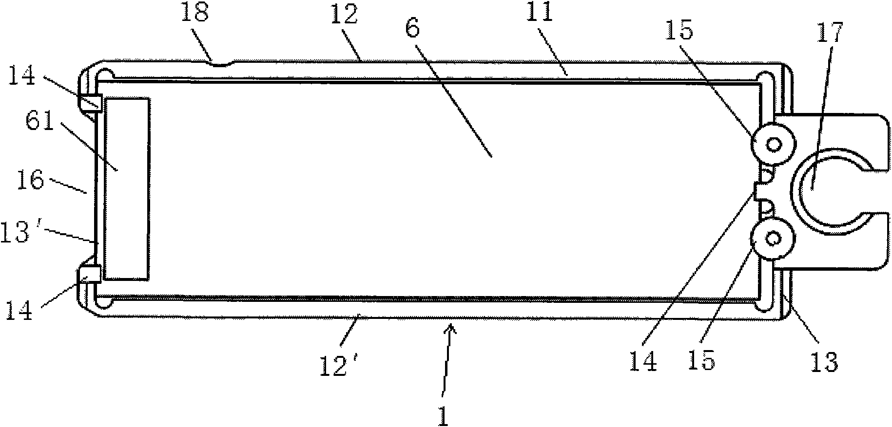 Chip automatic loading device of microarray chip scanner