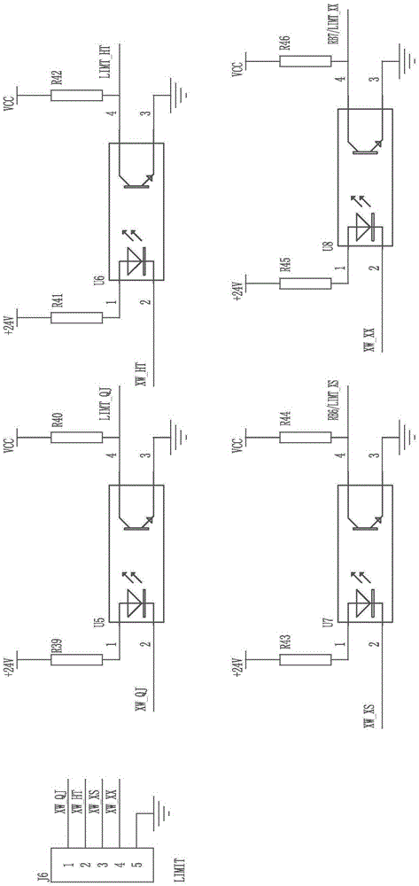 Control circuit for controlling hydraulic motor driver in forklift