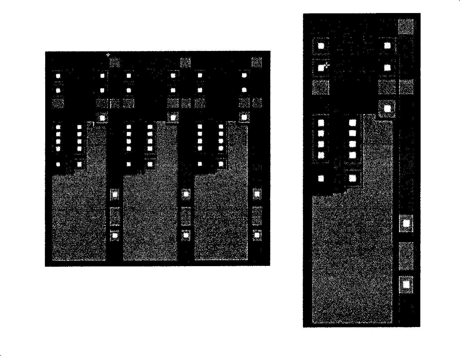 Current mirror type TFT-OLED display image element unit circuit and its production method