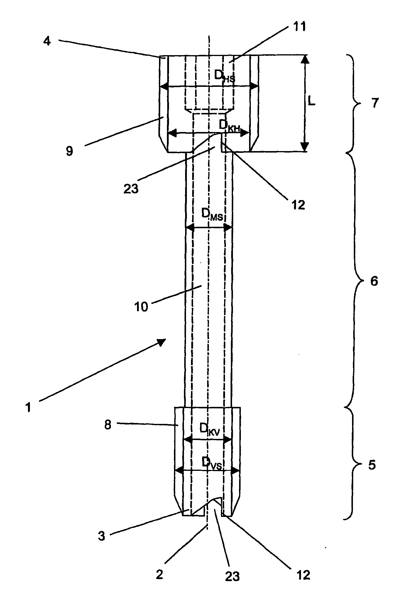 Headless compression screw with integrated reduction-compression instrument