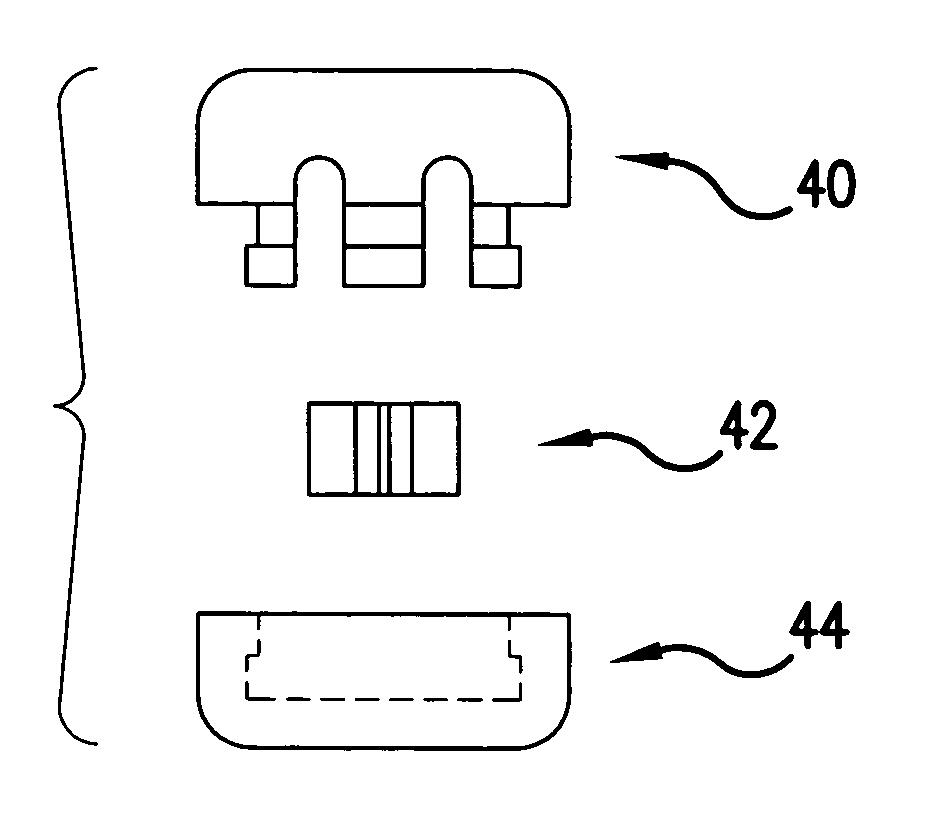 Clips for holding fiber optic cables of a security fence