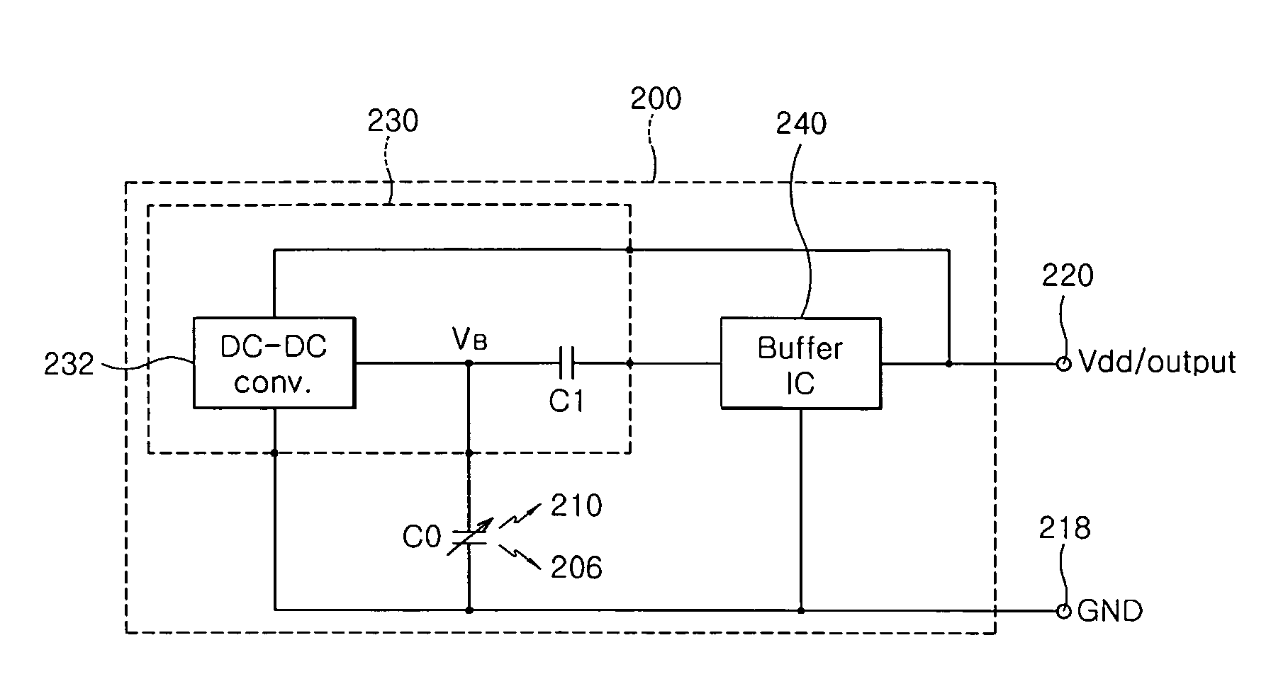 SMD type biased condenser microphone