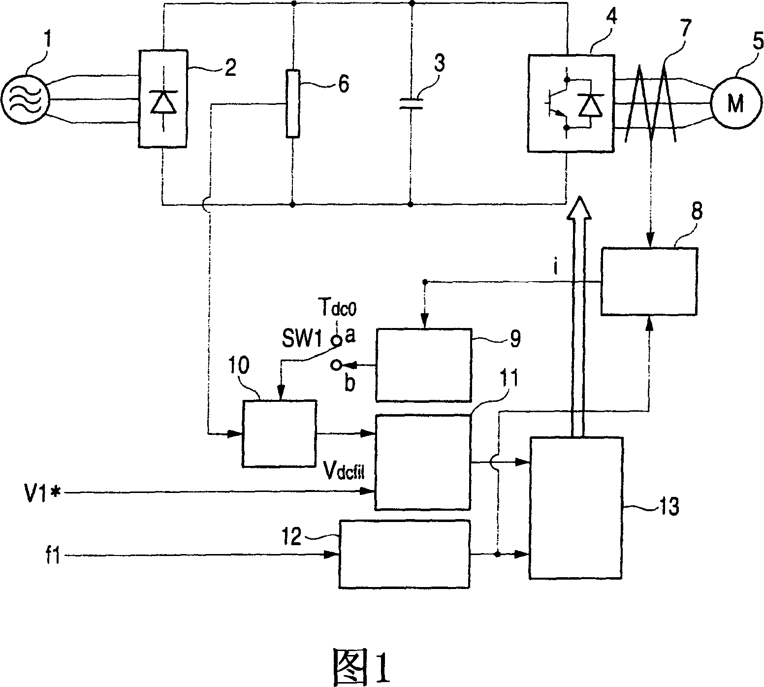Ac motor decelerating method and inverter device