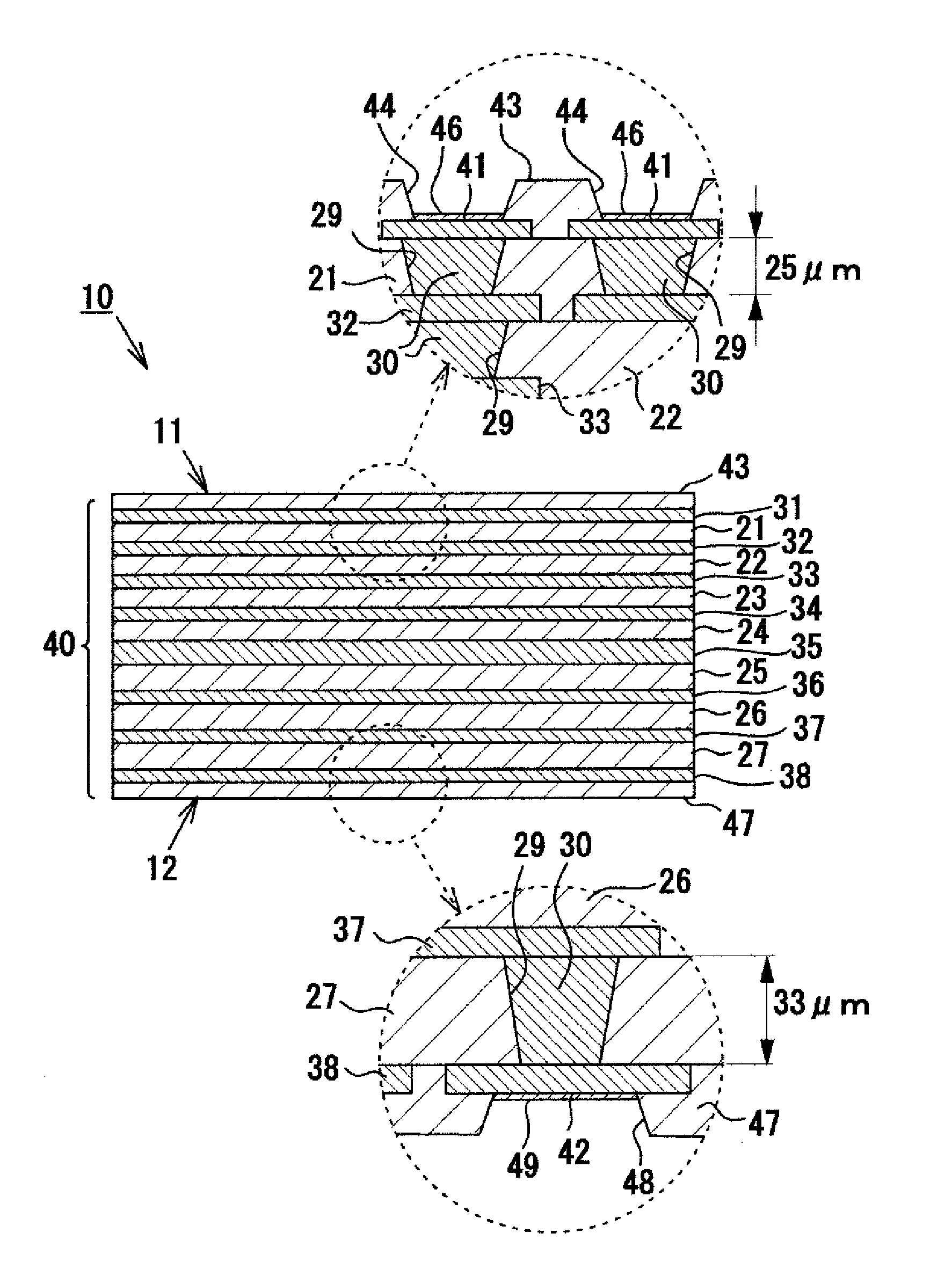 Multilayer wiring substrate