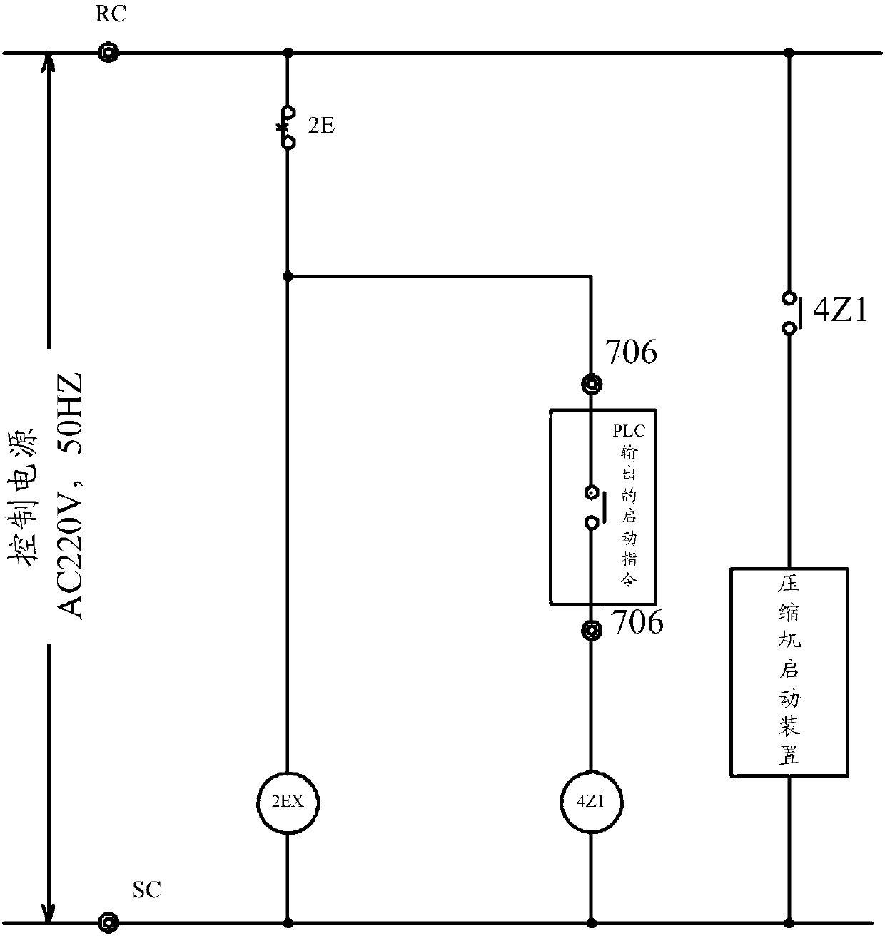 Control method and system for preventing damage of compressor