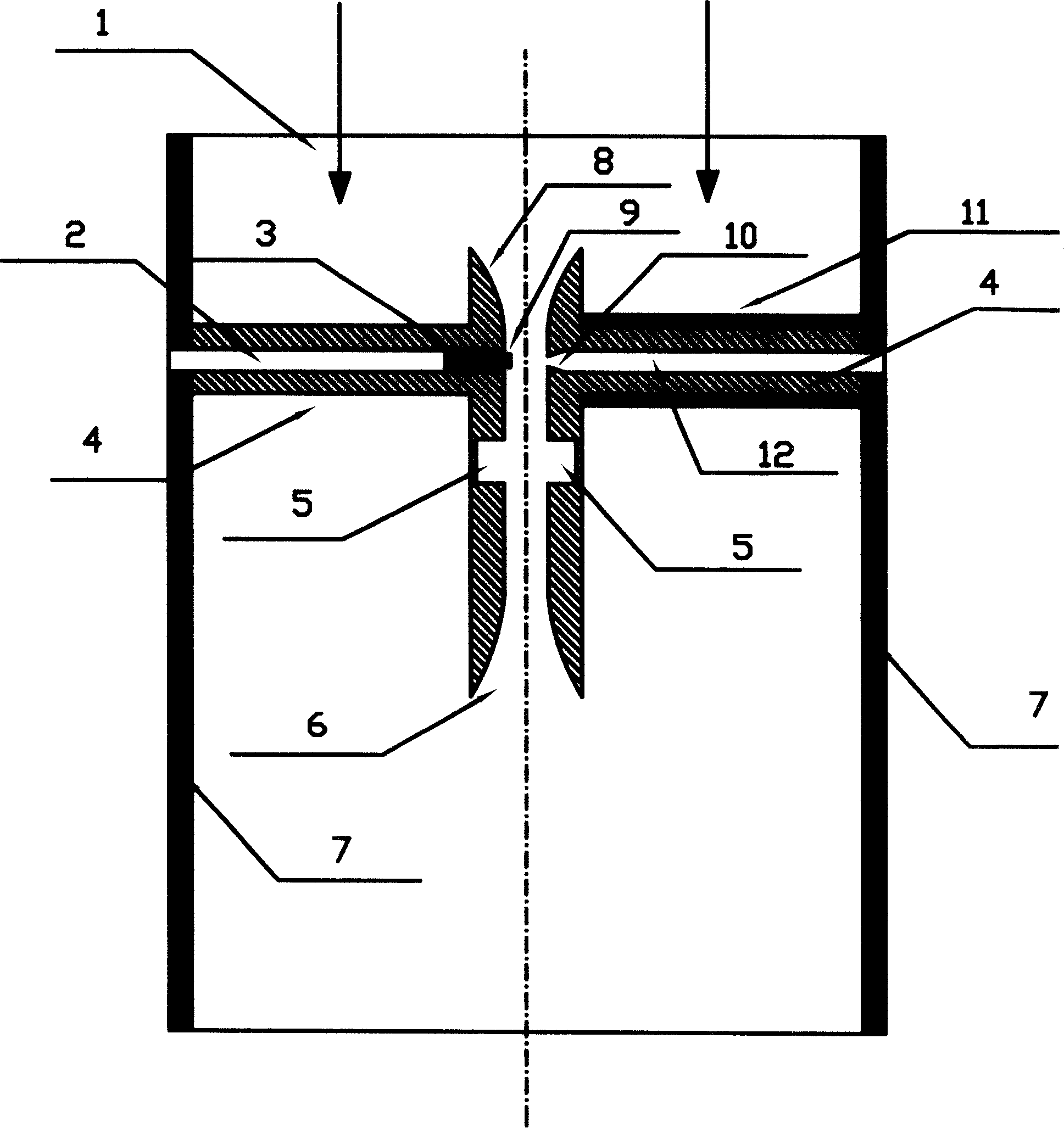 Methanol/ethanol trapped vortex micro-combustor pre-heating intaking method and device for automobile cold-starting