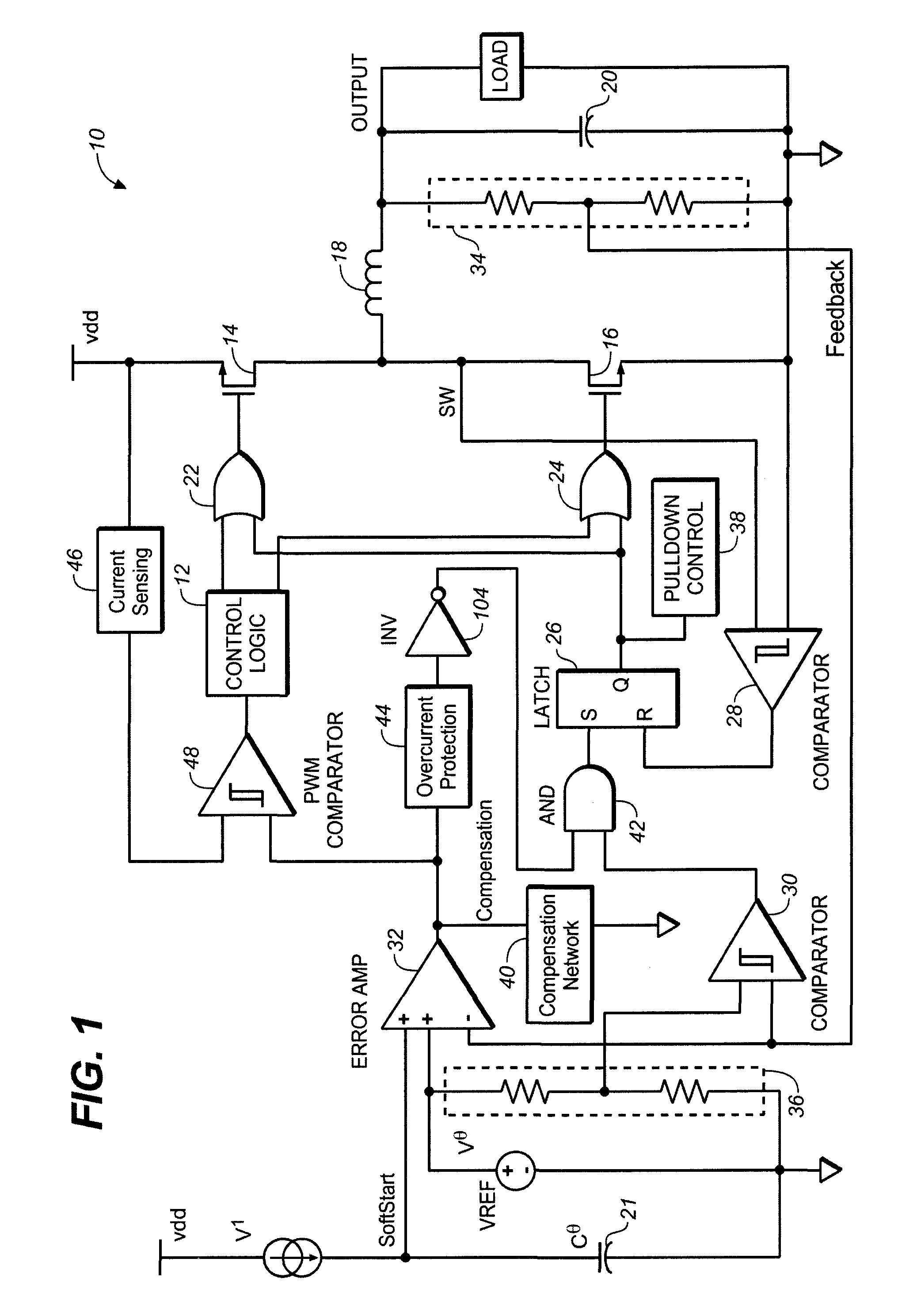 Over-current protection for a power converter