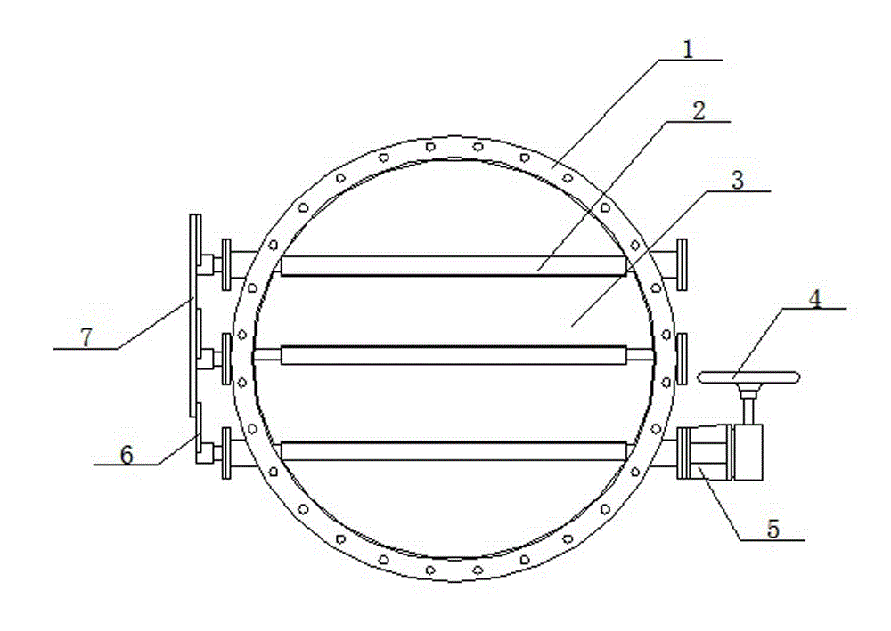 Manual louver valve