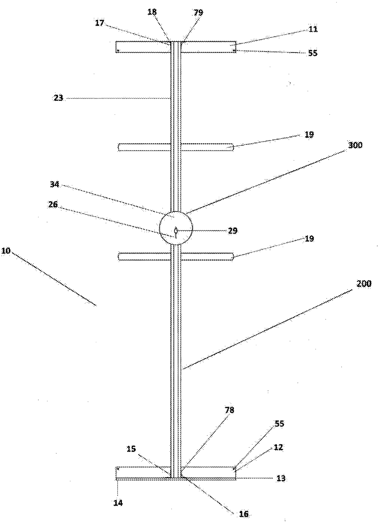 Slidable gripping system and modular physical exercise structure containing said system