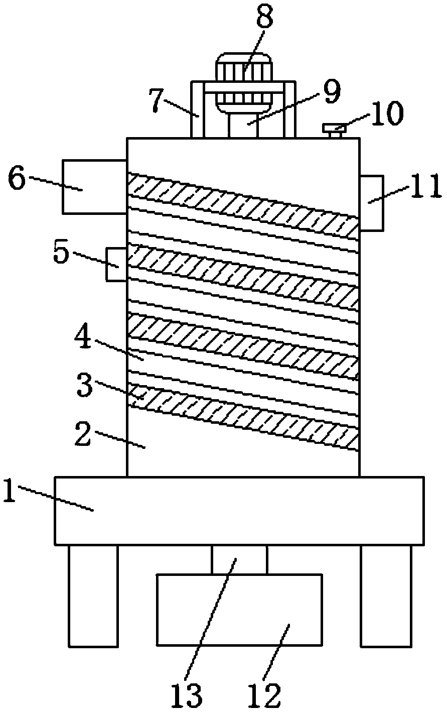 Stirring method using permanent magnet transmission