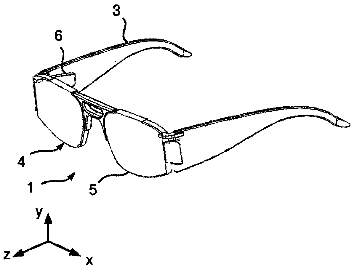 Apparatus for supplying energy to and/or communicating with eye implant by means of illumination radiation