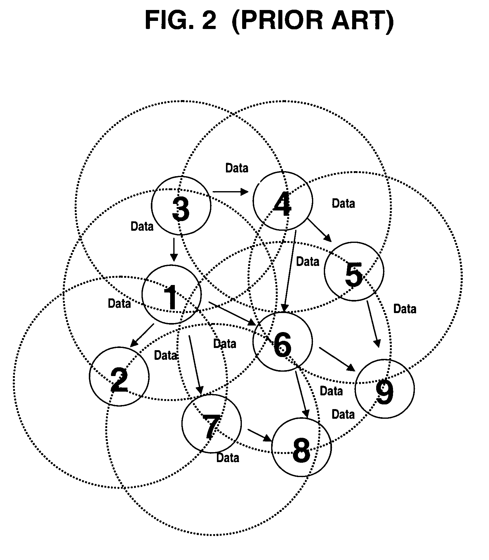 System and method of reliably broadcasting data packet under ad-hoc network environment