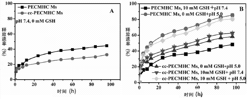 Double-sensitive amphiphilic copolymer containing Schiff base and mercapto group on same side group, as well as preparation method and application of double-sensitive amphiphilic copolymer