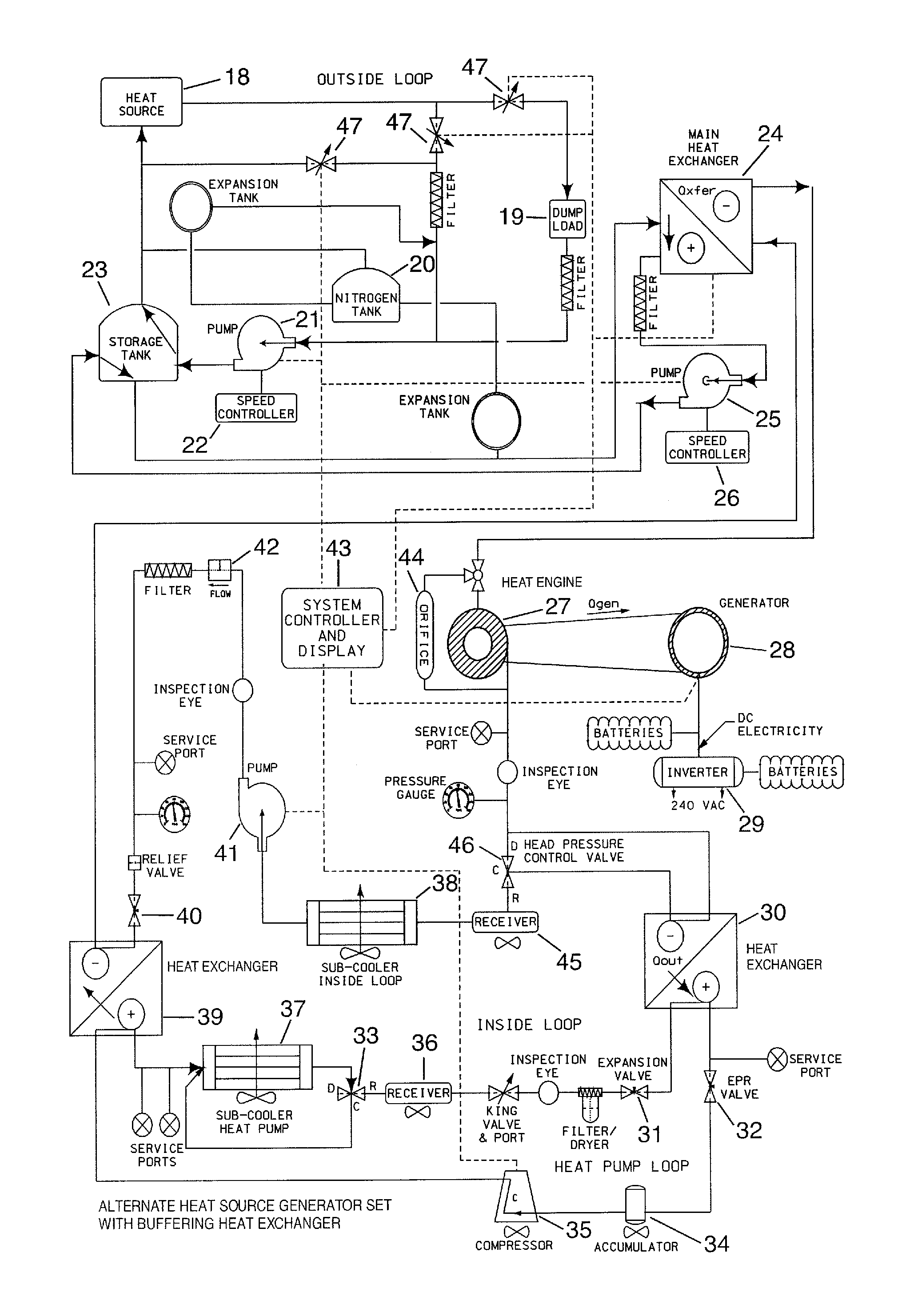 Thermodynamic power generation system