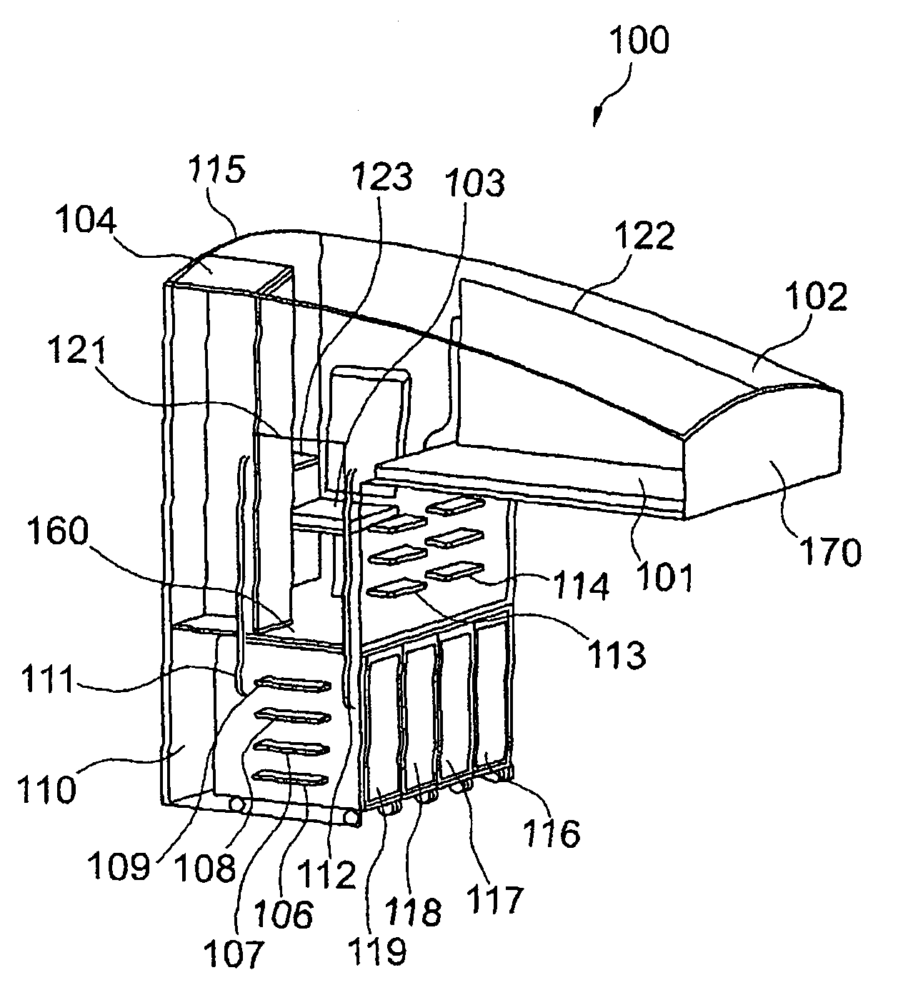 Habitation and sleeping module for accommodating at least one member of a flight crew