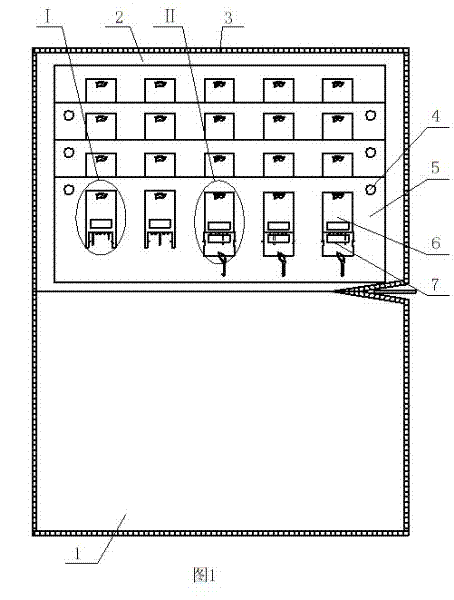 Portable patrol key case of transformer substation