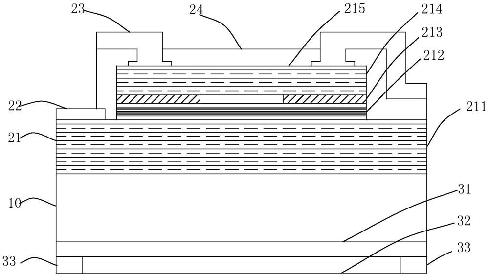 Tunable VCSEL laser chip and manufacturing method thereof