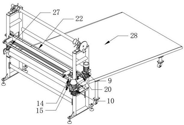 Automatic paper cutting machine for production line