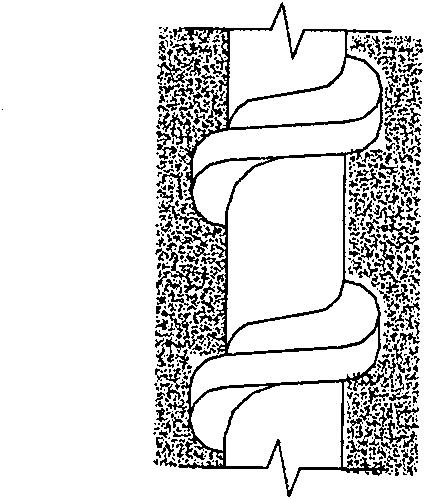 Screw pile, thread pile piling equipment and piling method