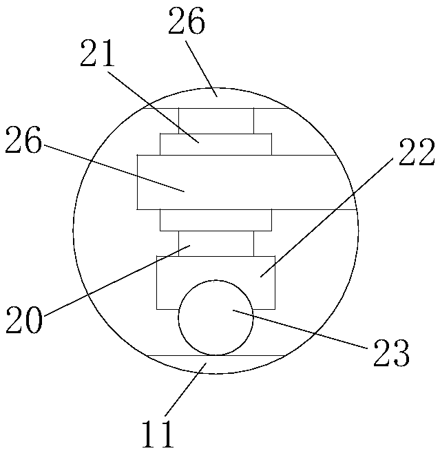 A mechanical and electrical integrated grinding device