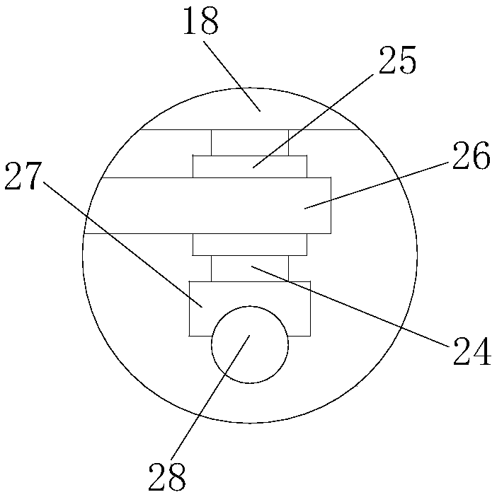 A mechanical and electrical integrated grinding device