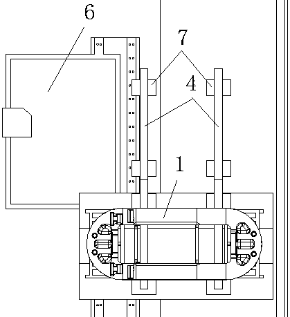Hydraulic machine rack installation method