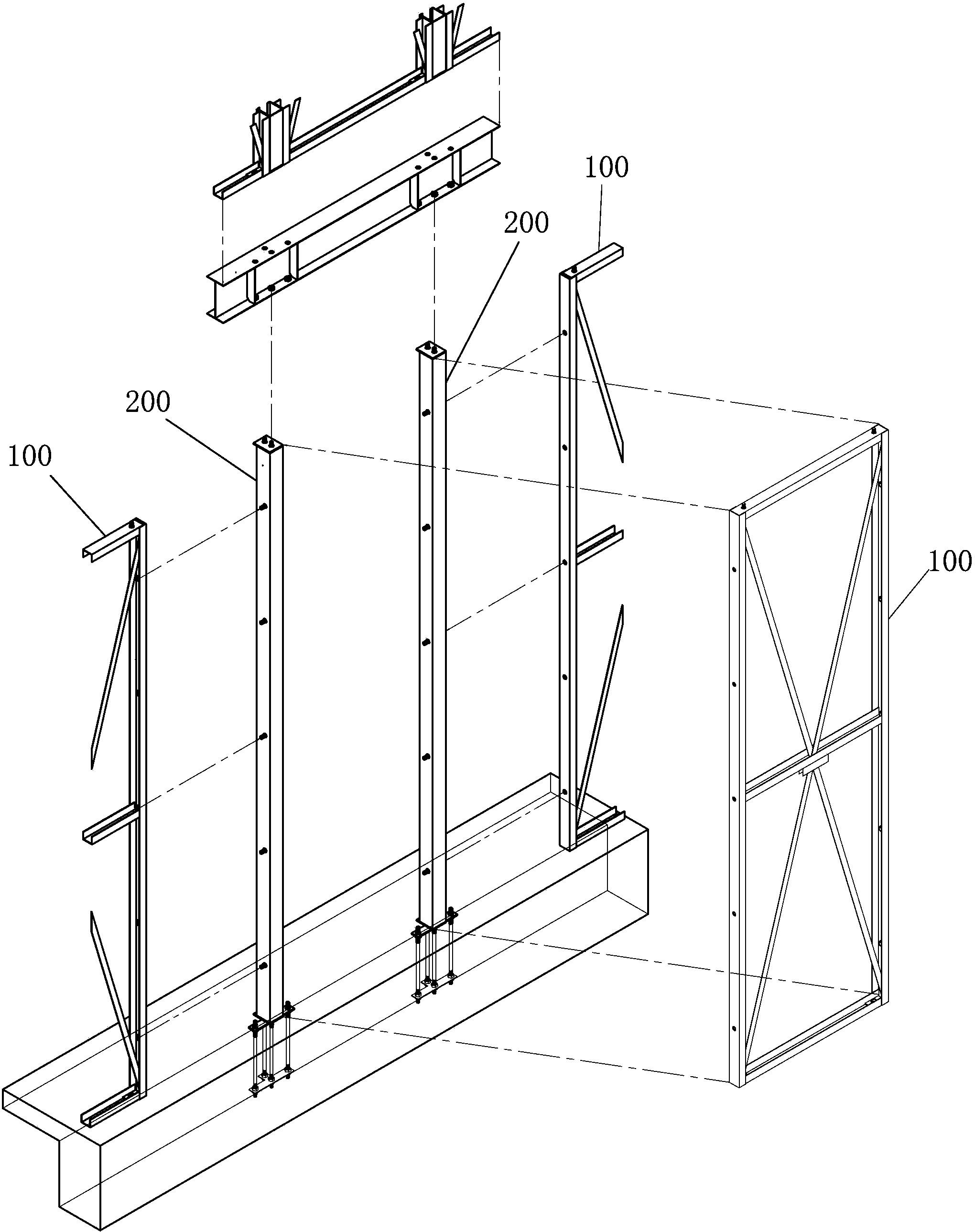 Light-steel industrialized residential structure system