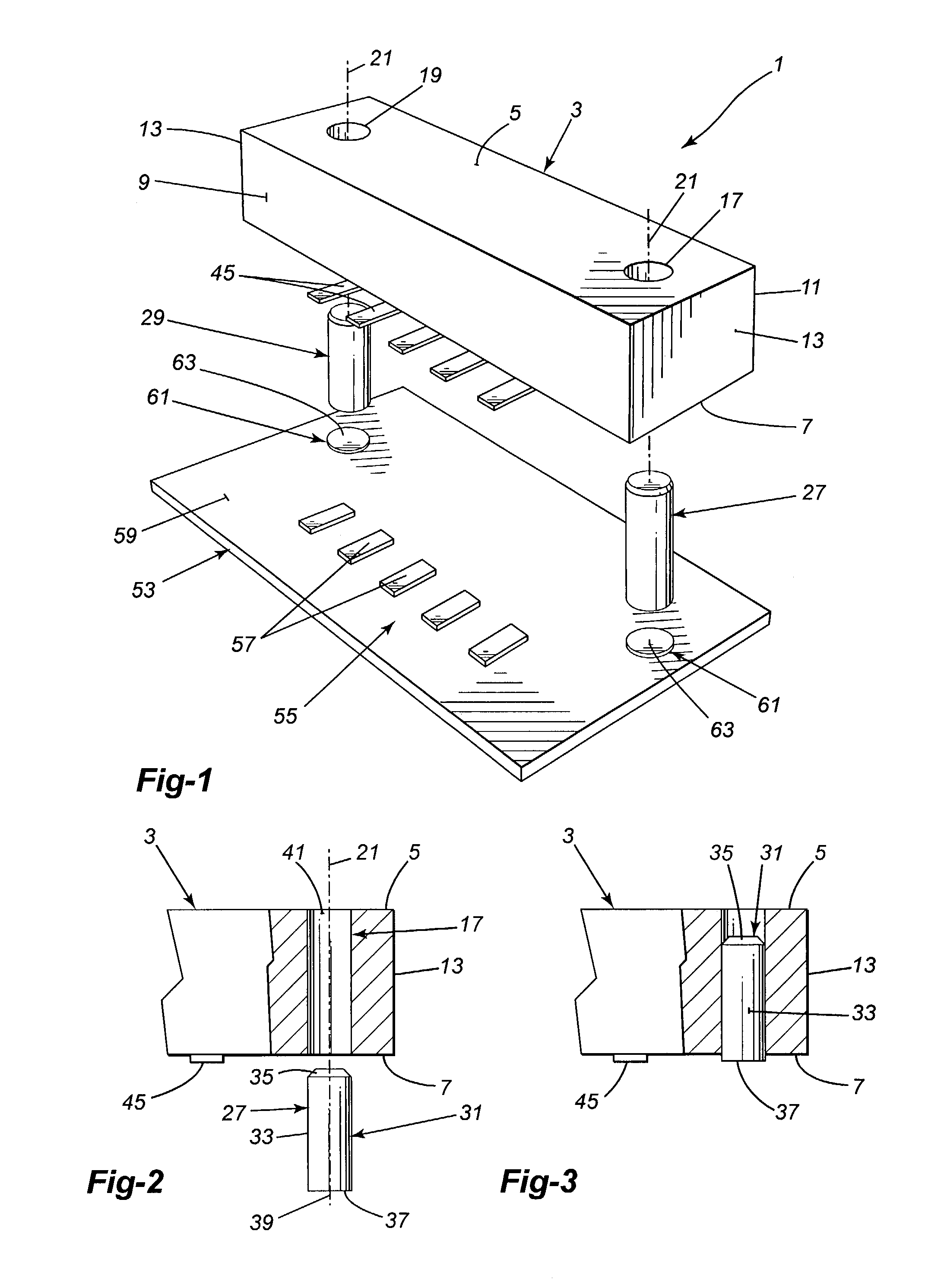 Surface mounted electrical component