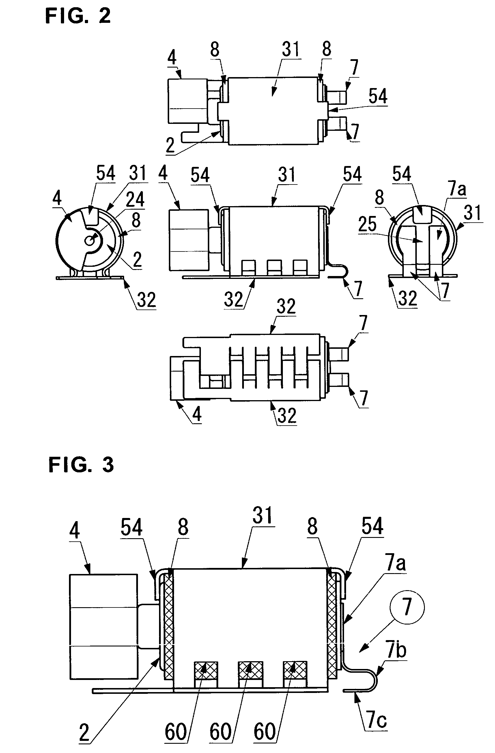 Surface mount-type vibration motor and fixation structure for surface mount-type vibration motor