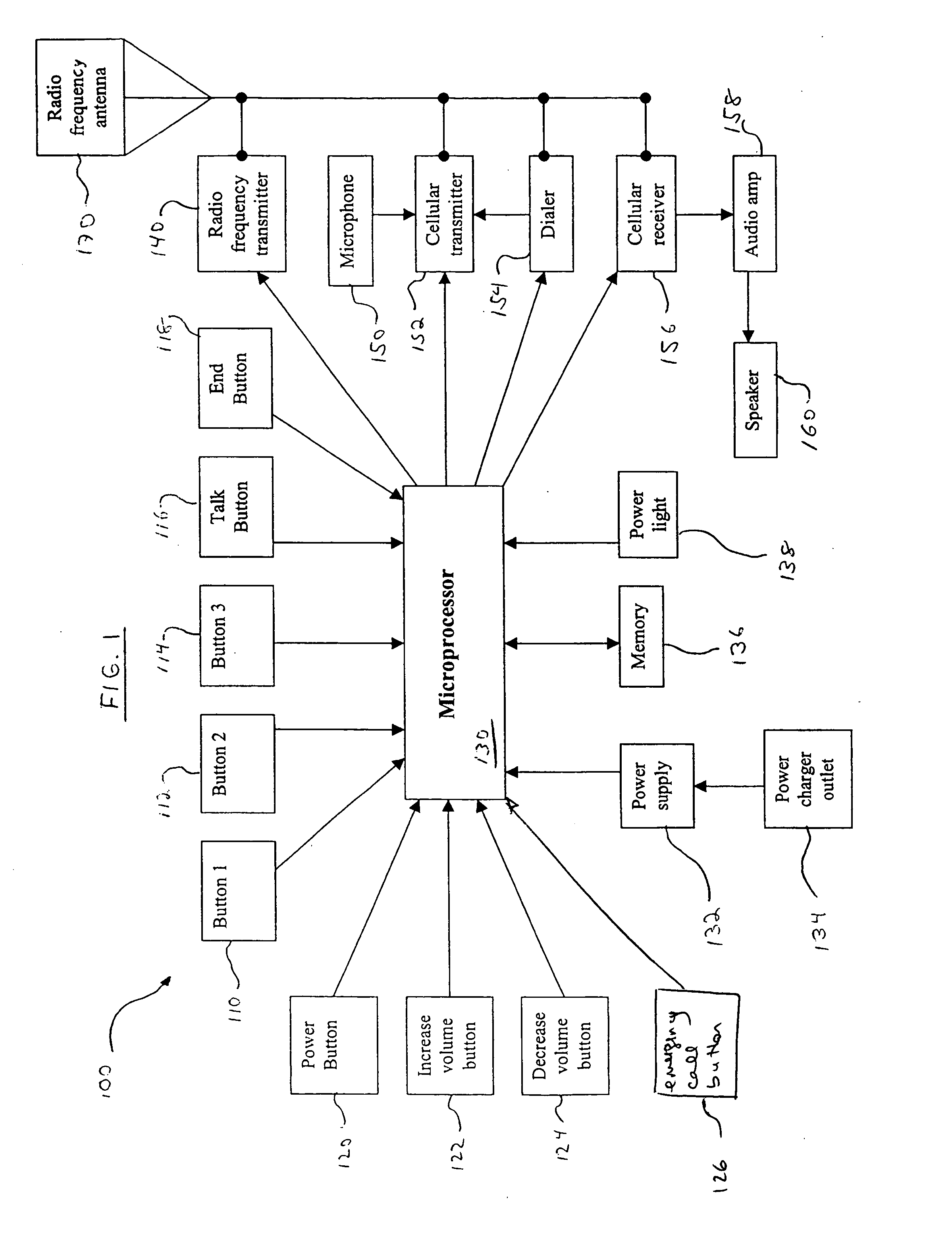 Method and system for emergency dialing of a wireless communication device