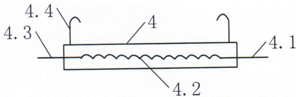 A transmission line insulator r-shaped electromagnetic signal transmitting pin