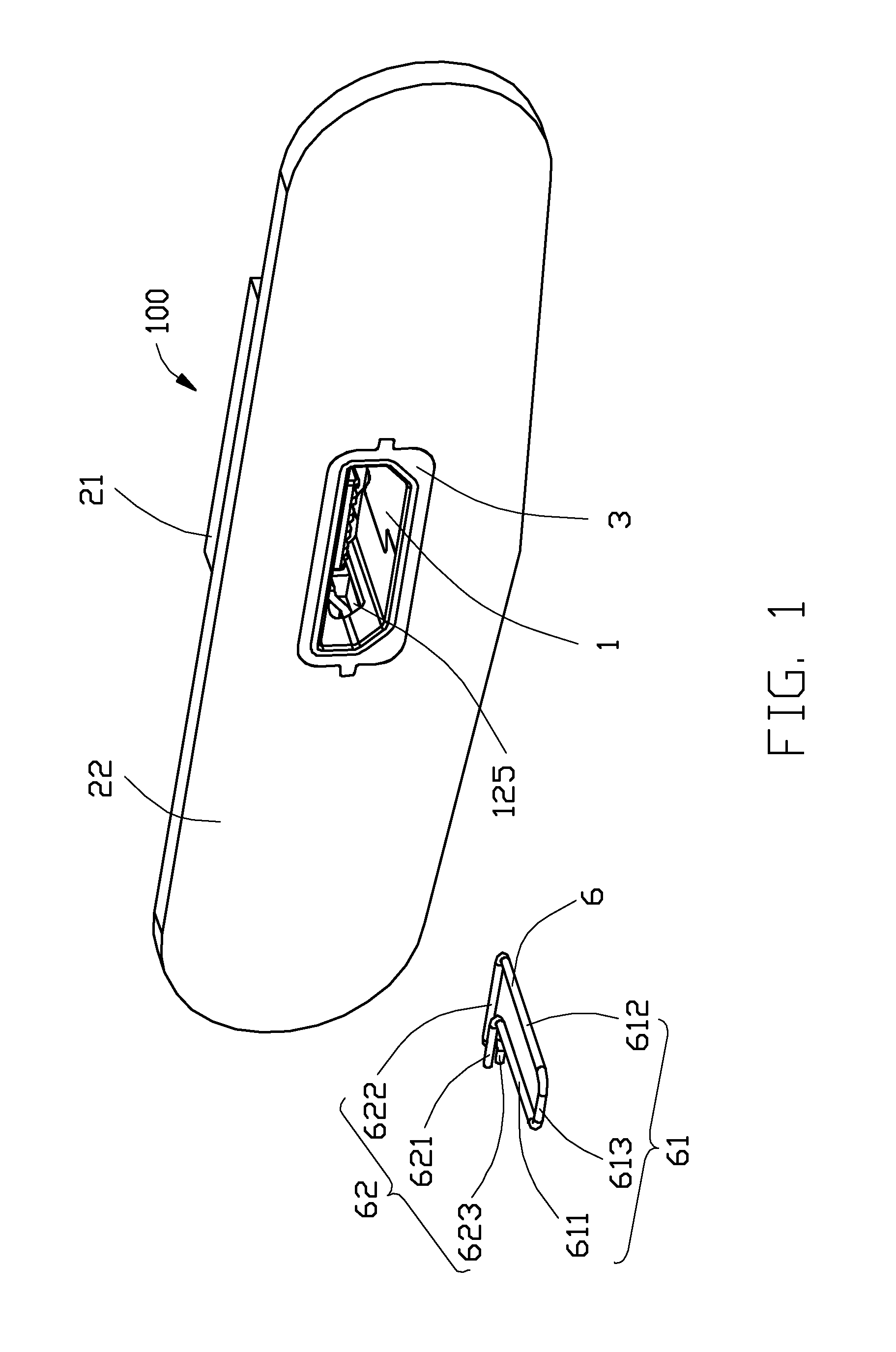 Electrical connector firmly assembled on and conveniently detachable from a panel via an extraction tool