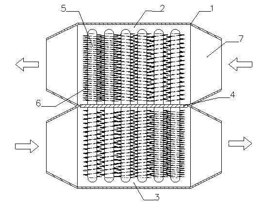 Heat pipe air pre-heater capable of preventing dew point corrosion