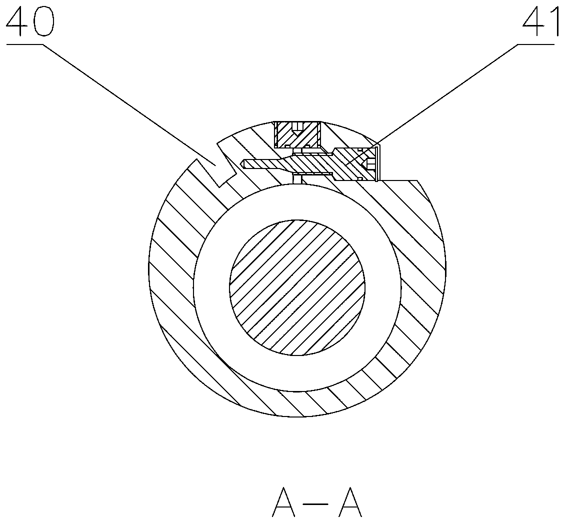 Liquid oil cavity device for underground electric control hydraulic drive dual-way power device