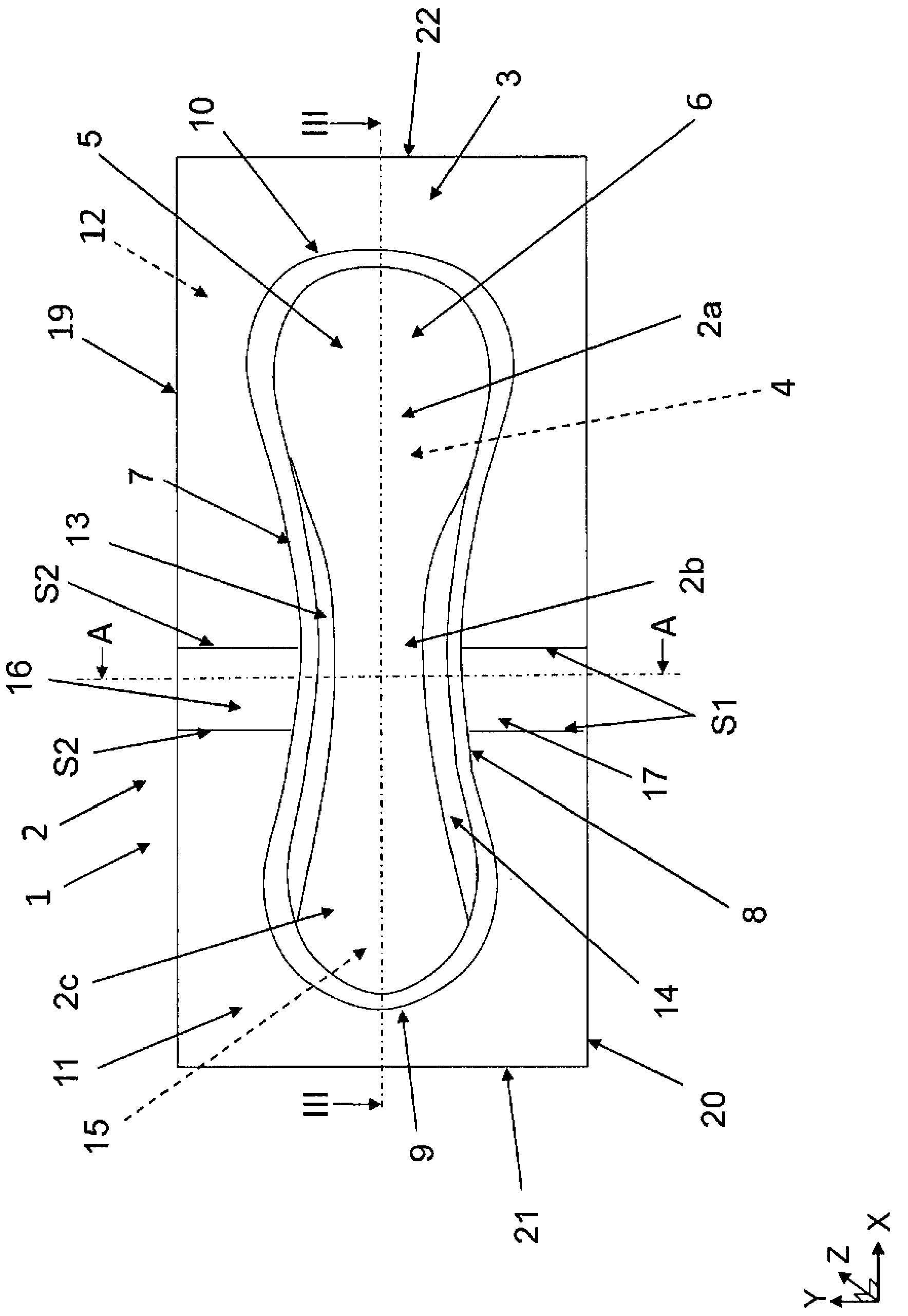 Package comprising flaps for secure folding of a cup-haped absorbent article comprising leakage barrier sides