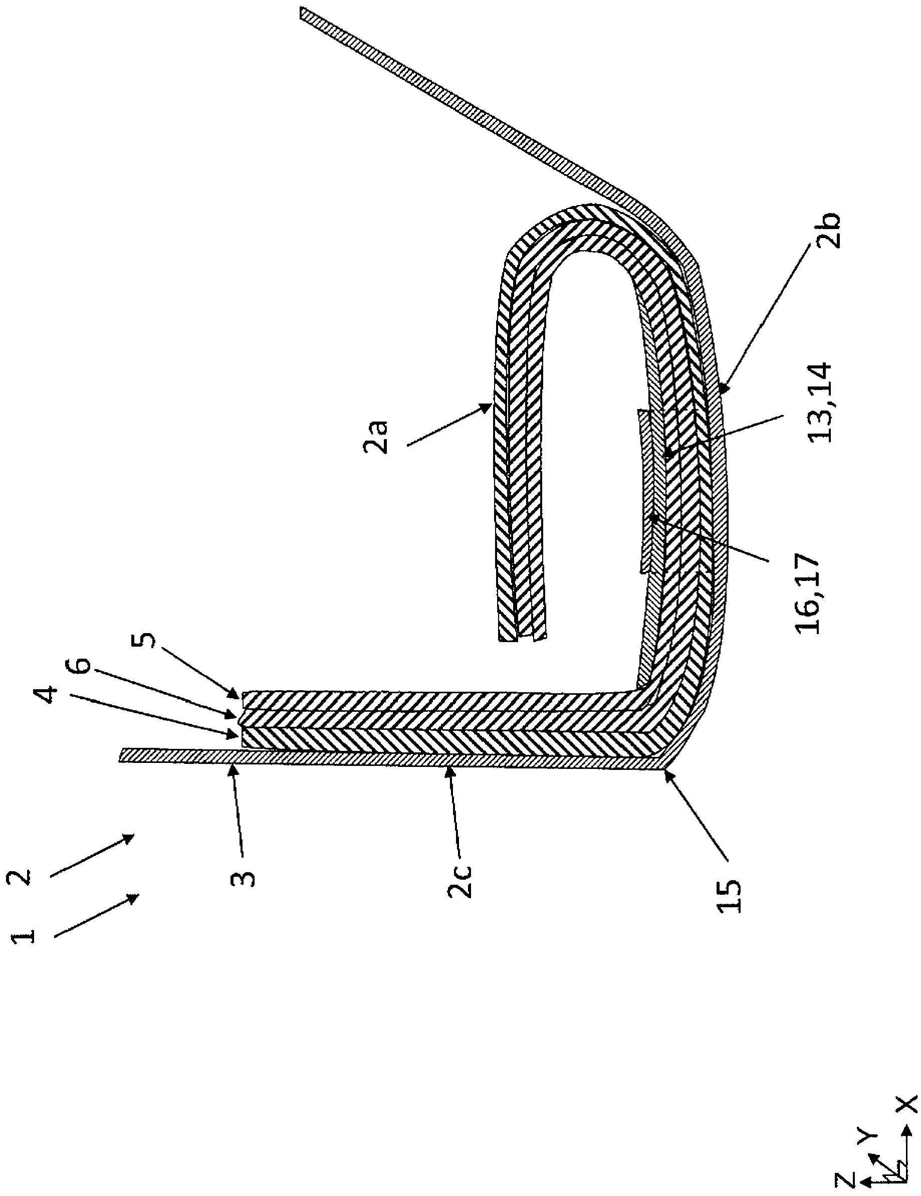 Package comprising flaps for secure folding of a cup-haped absorbent article comprising leakage barrier sides