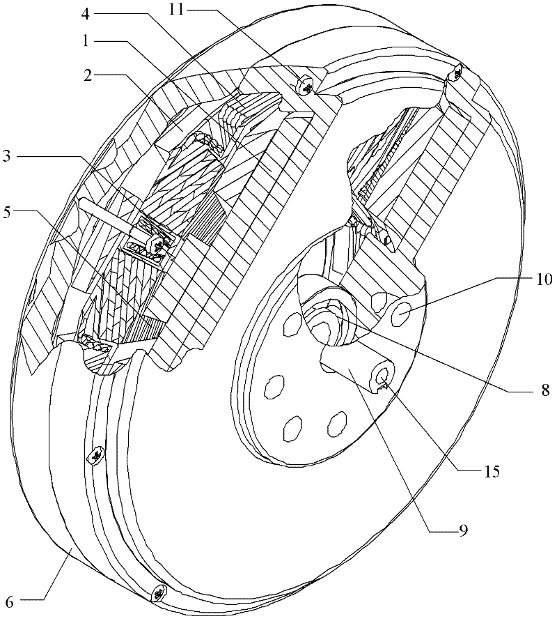 Axial permanent magnet motor with modularized amorphous alloy stator