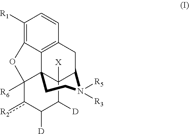 Deuterated morphine derivatives