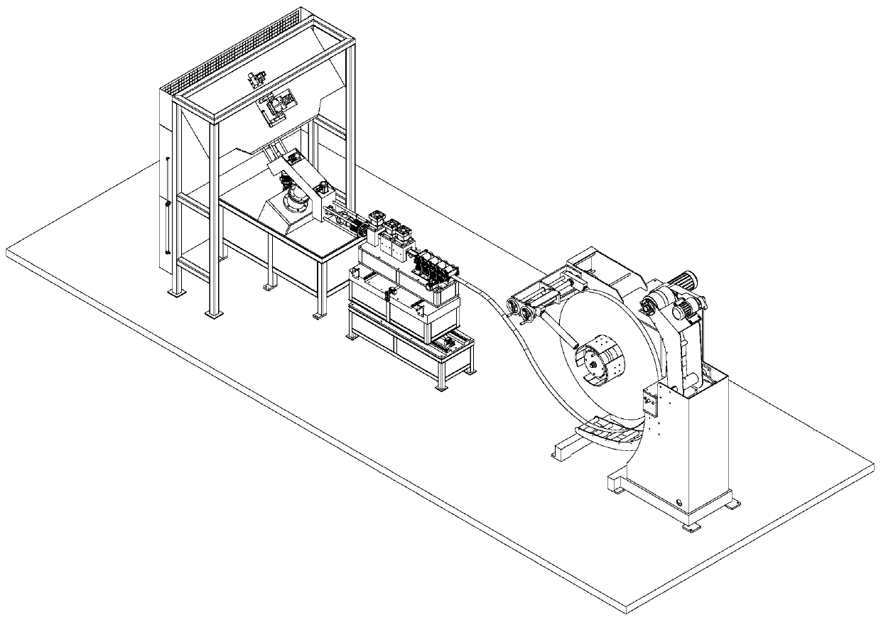 Assembling and pressing mechanism for fan impeller automatic assembling production line