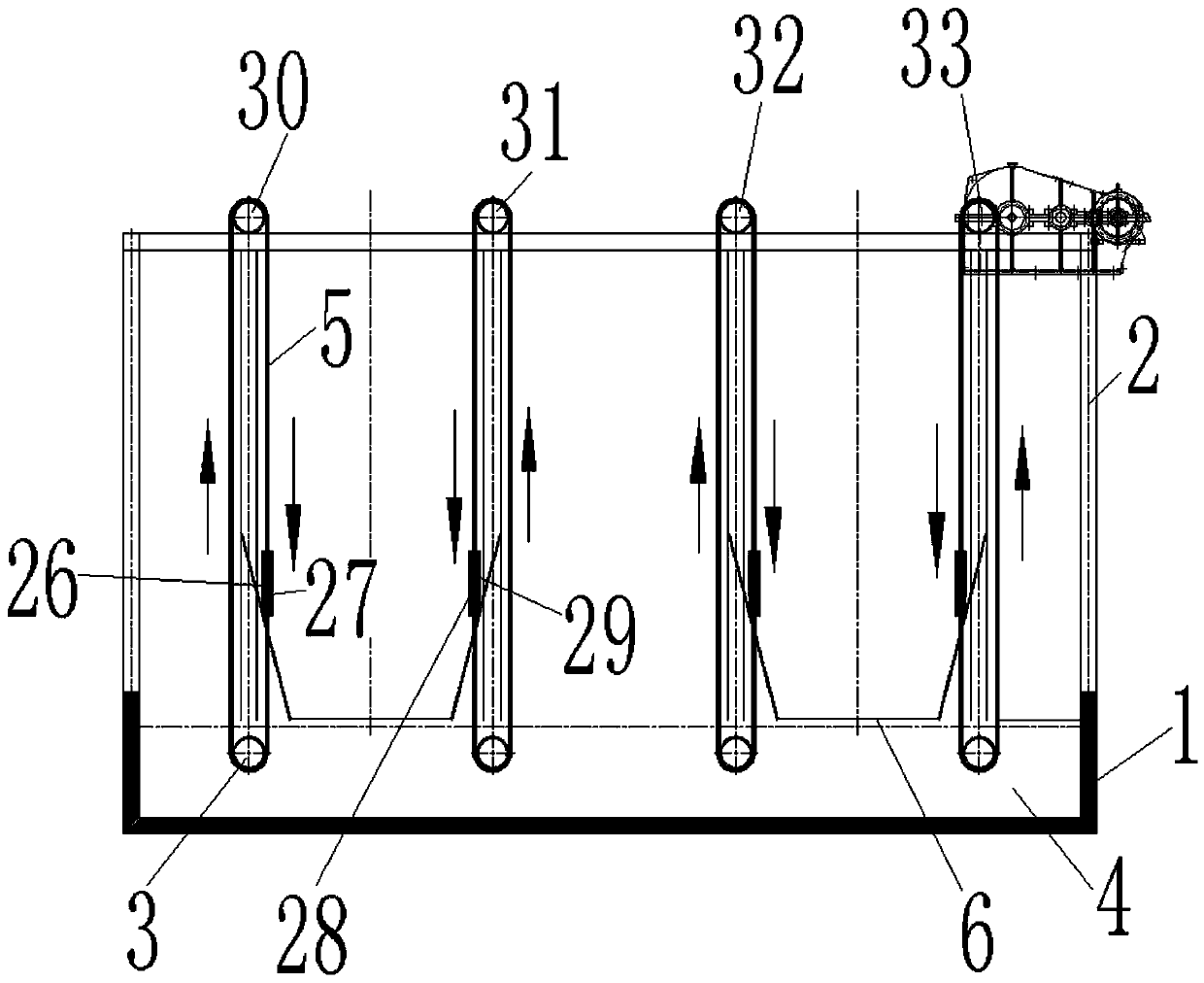 Liquid dung quick drying device and drying process